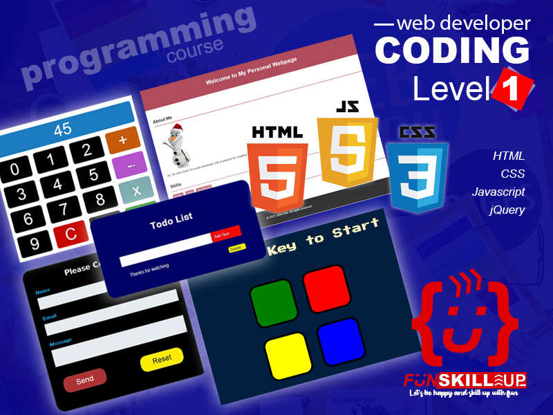 Kursus Coding Level 1 - HTML, CSS, JS